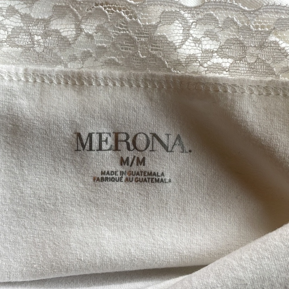Merona White, Navy Blue and Peach Camisoles. - Picture 5 of 7